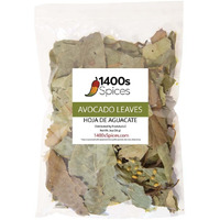 2Oz Avocado Leaves Dried, Hojas De Aguacate Seca, Leaf Tea By 1400S Spices