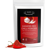 Spicefix - Kashmiri Red Chilli Powder, Mild To Medium Heat Sun-Dried Indian Red Chili Powder, Natural Ground Vegan Kashmiri Spice In A Resealable Bag, 7 Ounces