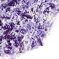 Purple Sprinkles For Cake Decorating, Cupcake, Cookies, Ice Cream Topper, Dreamy Purple Cake Sprinkles Baking, Perfect For Birthdays Party, New Years Eve, 7 Ounces