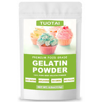 Unflavored Gelatin Powder, 4 Ounces, Food Grade Gelatin Powder For Cake, Jelly, Marshmallow And Baking Food