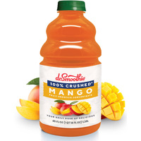 Dr. Smoothie 100% Crushed Mango | Delicious Healthy Smoothie Drink Mix | Rich, Creamy, & Sweet Fruit Juice Concentrate, Gluten Free, No Added Sugar, No Preservatives | 46 Oz