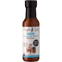 Simple Girl Organic Southern Blend Sugar Free Bbq Sauce - 12 Oz - Liven Up Your Healthy Diet! - Certified Organic - Kosher - Gluten Free - Fits Keto Diet Or Low Carb Diet