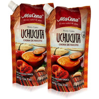Alacena Crema De Rocoto Uchucuta 400 Gr. - Red Hot Chili Sauce - Peruvian Hot Sauce - 14.1 Oz. (2 Pack)