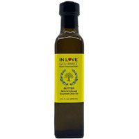 In Love Gourmet Extra Virgin Olive Oil Butter Natural Flavor Infused Gourmet Olive Oil 250Ml/8.5Oz Awesome Buttery Flavored Extra Virgin Olive Oil.