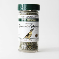 Mcfadden Farm Organic Summer Savory, Dried Herb, Grown And Packed In The U.S.A., 0.74 Oz. In Glass Jar