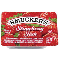 Smucker's Strawberry Jam, 0.5 Ounce (Pack Of 200)