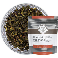 Golden Moon Tea Coconut Pouchong Green Tea - Loose Leaf, Non Gmo - Half Pound (96 Servings)