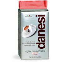 Danesi Caffe Italian Espresso - Ground Coffee Medium Roast - Espresso Coffee Ground, Medium Roast Ground Coffee - Ground Espresso Coffee Grounds - Best Ground Ground Coffee Fine - Classic (8.75Oz)