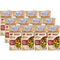 Kitchen Basics Organic Beef Stock, Heart Healthy, No Msg, Usda Certified Organic, Gluten Free, 32 Ounce (Pack Of 12)