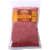 Imitation Bacon Bits By Its Delish, 5 Lbs Bulk Bag | Kosher Parve Vegan For Salad Topping, Eggs, Baked Potatoes With Smoky Flavor And Crunch