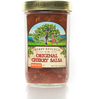 Cherry Republic Original Cherry Salsa - Medium Heat Salsa Mix With Authentic Michigan Cherries - Sweet & Spicy Fruit Salsa - Works Great As A Recipe Ingredient & Dip - 16 Ounces