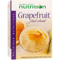 Nutmeg State Nutrition - High Protein Diet Fruit Drink - 15G Protein - Low Calorie - Low Carb - Low Sugar - Fat Free, 7 Servings Per Box (Grapefruit)