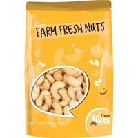 Dry Roasted Cashews Unsalted | Baked In Small Batches For Added Freshness | Without Oil | Perfectly Crunchy Naturally Delicious (1 Lb) By Farm Fresh Nuts Brand