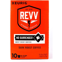 Revv No Surrender, Single-Serve Keurig K-Cup Pods, Dark Roast Coffee, 60 Count