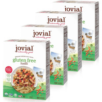 Jovial 100% Organic Gluten Free Brown Rice Pasta, Fusilli, 4 Count