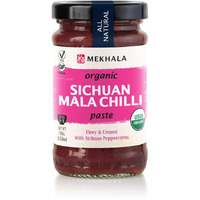 Mekhala Organic Sichuan Mala Chili Cooking Paste. Versatile Condiment, Marinade Seasoning. Spicy Tingly, Vegan. Gluten-Free (3.53Oz)