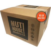 Nuthouse! Granola Company - Premium Chocolate Espresso Granola | Certified Gluten-Free, Non-Gmo, Kosher | Vegan | 10 Lb. Bulk Box (1-Pack)