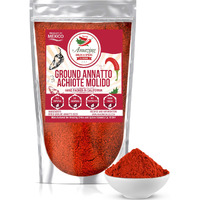 Achiote Powder - Ground Annatto Seeds 16Oz (1Lb) Great For Adding Color And Mild Flavor In Soup, Stews, Meats And Mexican Recipes