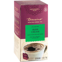 Teeccino Irish Cream Herbal Tea, Rich & Roasted Herbal Tea Thats Caffeine Free & Prebiotic For Natural Energy, 25 Tea Bags