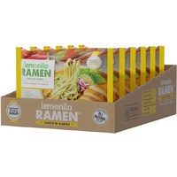 Lemonilo Ramen - Chick'N Curry Soup - Healthy Instant Ramen - Oven-Baked Noodles With Tumeric - Made With All-Natural Ingredients - Quick Meal Kit (2.57 Oz) - Pack Of 6