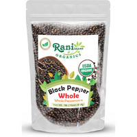 Rani Organic Black Pepper Whole (Peppercorns) Premium Mg-1 Grade 16Oz (1Lb) 454G ~ All Natural | Gluten Friendly | Non-Gmo | Usda Certified Organic | Kosher | Product Of Vietnam