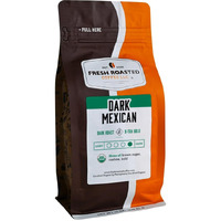 Fresh Roasted Coffee, Organic Dark Mexican, Dark Roast, Mold & Mycotoxin Tested, Kosher, 12 Oz, Ground