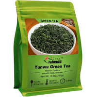 Fullchea - Maojian - Chinese Yunwu Green Tea - Green Tea Loose Leaf - Mao Jian Tea - Refreshing Brisk - Improve Focus (8.8Oz / 250G)