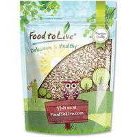 Food To Live Sunflower Seeds, 5 Pounds - Non-Gmo Verified, Kernels, No Shell, Kosher, Raw, Vegan, Sirtfood, Bulk