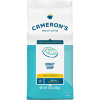Cameron's Coffee Roasted Ground Coffee Bag, Donut Shop Blend, 10 Ounce