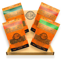 Spice Cartel, Barbecue Bangers Collection Of Rubs & Marinades For Seriously Tasty Barbecue, 4-35G Resealable Pouches