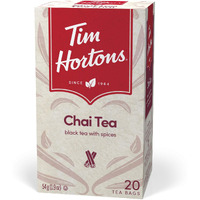 Tim Hortons Chai Tea Bags, 20 Count, 54G | 1.9Oz (Imported From Canada)