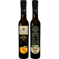 Ellora Farms, Orange Infused Aged Balsamic Vinegar, No-Added Sugars, No-Preservatives, 8.5 Oz (250 Ml) Glass Bottle, Pack Of 1