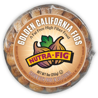 Nutra Fig Golden California Dried Figs - Dried Figs No Sugar Added, Gluten-Free Snacks, Unsweetened Dried Figs, Whole Figs Dried Fruit, Non-Gmo, High Fiber, Kosher - Dried Golden Figs, 9 Oz, Crown Tray