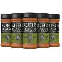 Rufus Teague - Meat Rub - Premium Bbq Rub - 6.5Oz Bottles - 6 Pack