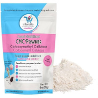 Cmc Powder (4 Oz) - Carboxymethylcellulose - High Viscosity Premium Thickener, Stabilizer And Water Retention Agent La Tiendita Essentials