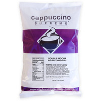 Cappuccino Supreme 2 Lb Bag Double Mocha Instant Cappuccino Mix