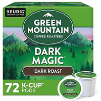 Green Mountain Coffee Roasters Dark Magic Keurig Single-Serve K-Cup Pods, Dark Roast Coffee, 72 Count (6 Packs Of 12)