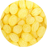 Claeys Sanded Lemon Drops, 2 Pound Bulk Bag (Approx 144 Pieces), Hard Sour Candy, Lemon Flavored Candy