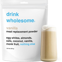 Drink Wholesome Vanilla Meal Replacement Powder | For Sensitive Stomachs | Easy To Digest | Gut Friendly | No Bloating | Dairy Free Meal Replacement | Lactose Free Meal Replacement | 1.83 Lb