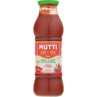 Mutti Organic Tomato Puree (Passata), 19.7 Oz. | 6 Pack | Italys #1 Brand Of Tomatoes | Fresh Taste  For Cooking  | Bottled Tomatoes | Vegan Friendly & Gluten Free | No Additives Or  Preservatives