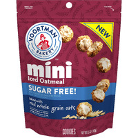 Voortman Bakery Sugar Free Iced Oatmeal Mini Cookie, 5 Ounce