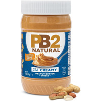 Pb2 Natural Creamy Peanut Butter | All Natural Peanut Butter Spread, No Stir, Healthy, Naturally Sweetened With Zero Added Sugar, Certified Gluten Free, Vegan (1-Pound Jar)