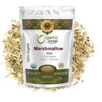 Organic Way Marshmallow Root | Herbal Tea (Althaea Officinalis) Cut & Sifted - European Wild-Harvest | Organic & Kosher Certified | Non Gmo & Usda Certified | Origin - Albania (1/4Lbs / 4Oz)
