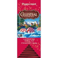 Celestial Seasonings Herbal Tea, Peppermint, 25 Count (Pack Of 6)