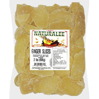 Naturalee Dried & Crystallized Ginger Slices 2 Lb - Healthy Snack - Packed With Vitamin C