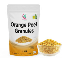 Dried Orange Peel 1 Lb | Rich Citrus Aroma And Flavour | Small Granules | Perfect For Tea, Cookies, Rye Breads, Seasoning & More | By Yogi's Gift