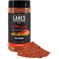 Lane's Spellbound Hot Sweet And Spicy Pork Rub Seasoning, All-Natural Butt Rub Seasoning, Rib Rubs For Smoking And Grilling, Made In Usa, 12 Oz