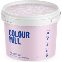 Colour Mill Gloss Frost White Buttercream, 2 Liter (4.4Lbs)