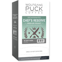 Wolfgang Puck Coffee Soft Pods, Chef's Reserve Decaf, 18 Count (Pack Of 1)