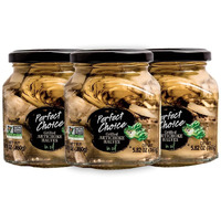 Perfect Choice Grilled Artichoke Halves In Oil - Delicious For Salads, Pizzas & More - 9.9 Oz (Pack Of 3)
